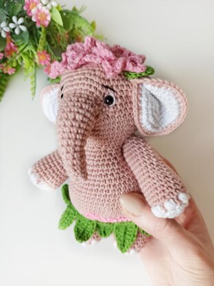 Amigurumi Elephant  crochet toy