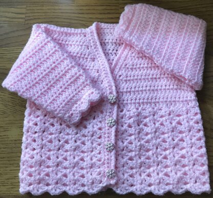 Cardigan Crochet Pattern for Baby/Child (1014)