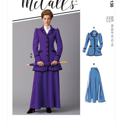 McCall's Misses' Costume M8136 - Sewing Pattern
