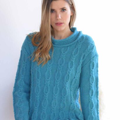 Cleo Sweater in Juniper Moon Farm Herriot - Downloadable PDF