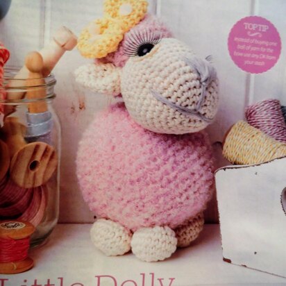 Dolly the pink sheep