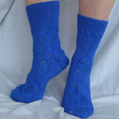 Socks Sapphire feathers