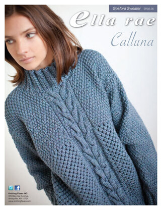 Gosford Sweater in Ella Rae Calluna - ER02-05