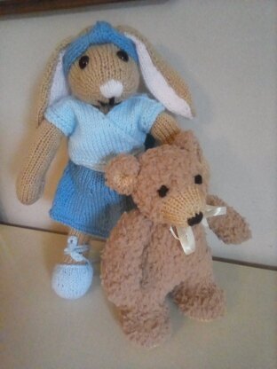 Bunny and bear.