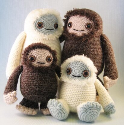 Yeti and Bigfoot Amigurumi Pattern