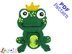 Frog with Crown crochet Applique Pattern