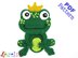 Frog with Crown crochet Applique Pattern