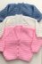 Garter stitch Pattern baby cardigan