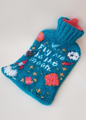 Fly Me to The Moon Hot Water Bottle Cover