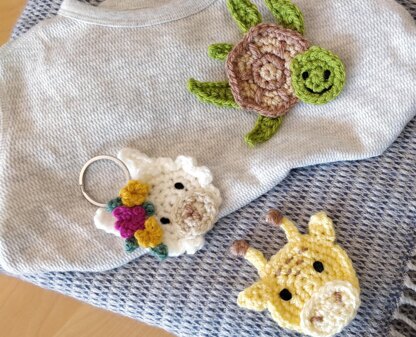 Animal Crochet Appliques