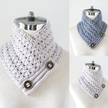 Classic Lace Neck Warmer Scarf