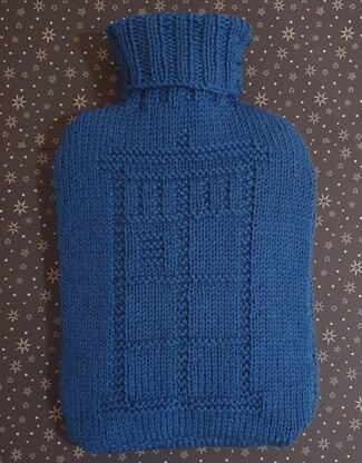 Police Box Hot Water Bottle Cover