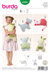 Burda Style Doll Clothes Sewing Pattern B6886 - Paper Pattern, Size ONE SIZE