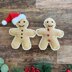 Gingerbread Man Crochet Stuffy Ornament / Garland￼