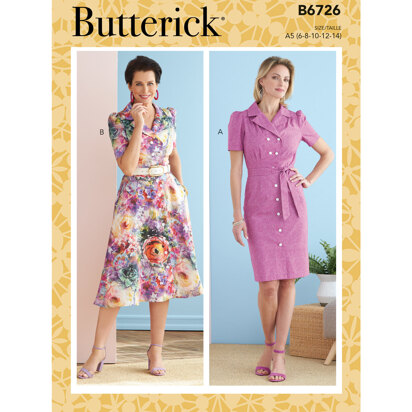 Butterick Misses' Dresses B6726 - Sewing Pattern