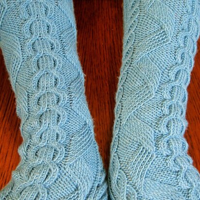 Strahlhorn Long Cabled Mitts