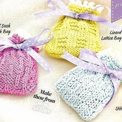 Textured Lavender Bags