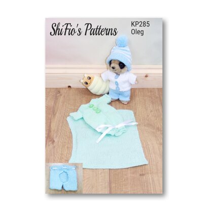 285- Baby Toy Meerkat Clothes Knitting Pattern #285