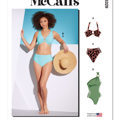 McCall's Misses' Swimsuits M8329 - Sewing Pattern