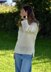 Broken Symmetry V-neck Sweater