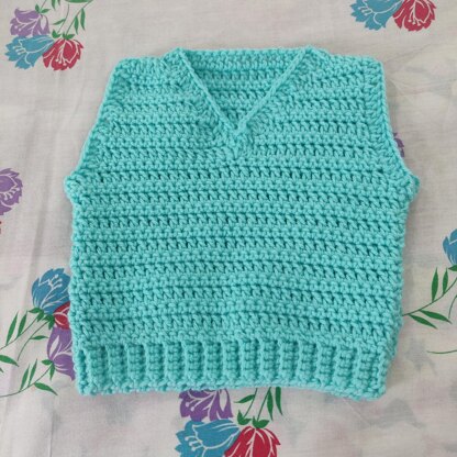 Crochet Pattern - Simple Baby Vest