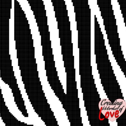 Zebra Print C2C Stitch graphgan