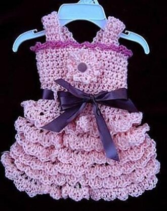 583 CROCHET DRESS, Baby, children, teen, adult