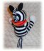 Zebra Knitting Pattern (an extremely soft, huggable and cute toy)