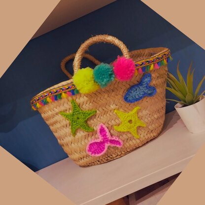 Crochet Applications for Boho Beach Bag