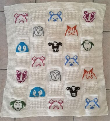 Animal Character Baby Blanket