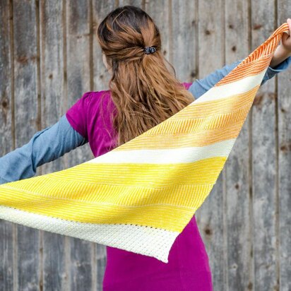 Limoncello Shawl - knitting pattern