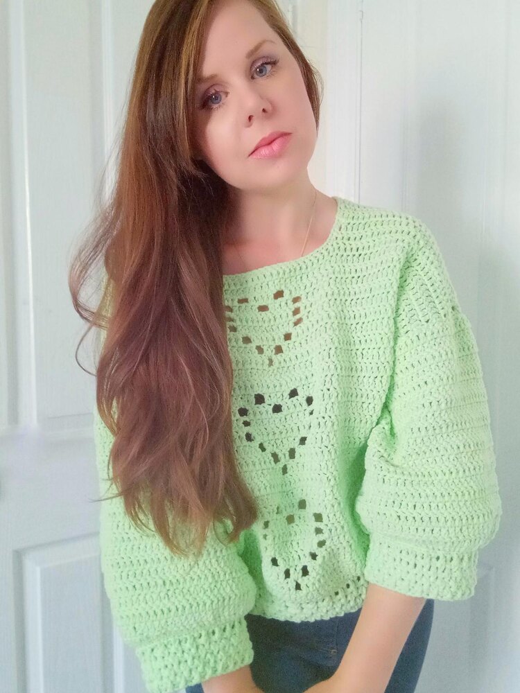 Crochet Easy Heart Sweater Pattern Crochet pattern by Selina