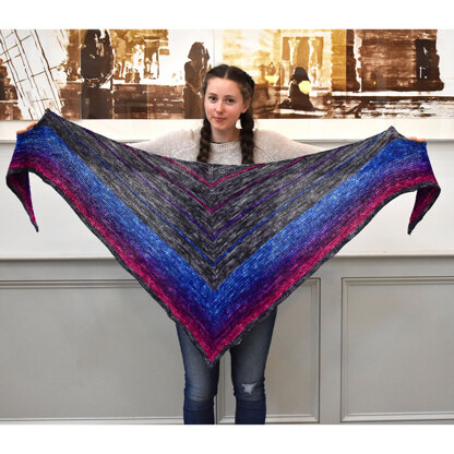 Knitting Patterns @ Wonderland Yarns: Wonderland Shawlette