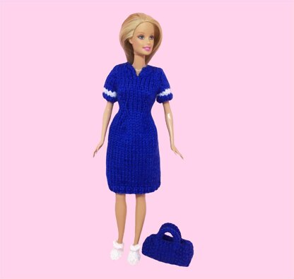 Barbie doll nurse outfits Knitting pattern by ayrshire knits LoveCrafts