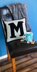 Letter Bold M Pillow