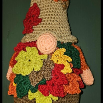 Autumn Gnome  Bag Holder