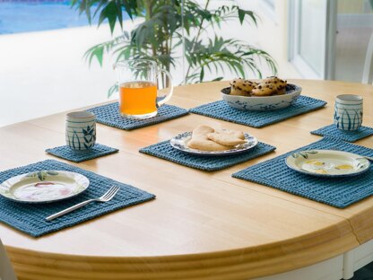 Trevarren Placemat Set Knitting Pattern