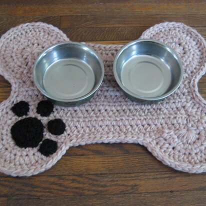 Dog Bone Floor Placemat