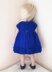 Royal Blue Dress for Doll