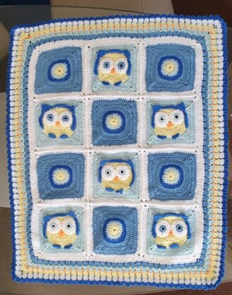 Kerrys Owl Blanket