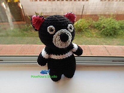 Amigurumi Tasmanian Devil Pattern No.57