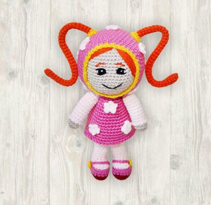 Crochet Doll Pattern, Milli Team Umizoomi Crochet Pattern, Team Umizoomi Girl Crochet Pattern, Team Umizoomi Character Crochet Pattern