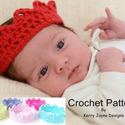 Crochet Crown Pattern By KJD