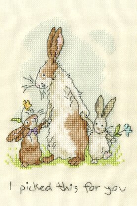 Bothy Threads I Picked This For You Cross Stitch Kit - 12 x 18cm