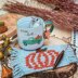 Pumpkin Mug Rug Crochet Coaster