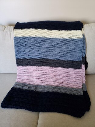 At Home Crochet Throw