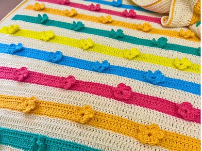 Between the Petals Baby Blanket