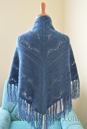 #181 Sapphire Lace Shawl