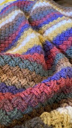 Colorful Celtic Weave Blanket