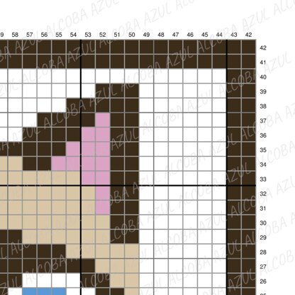 Siamese Cat Pillow Pattern C2C